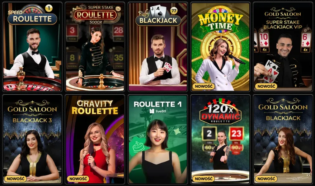Najpopularniejsze kasyno gry online dostępne w Polsce
